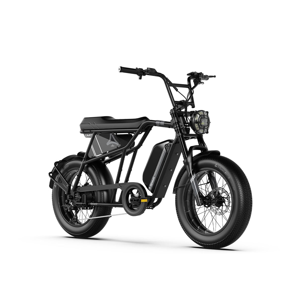 20" Fat Tire Electric Bike for Adults, 48V 15.6Ah Battery, 250W Motor, 7-Speed E-Bike with Dual Suspension