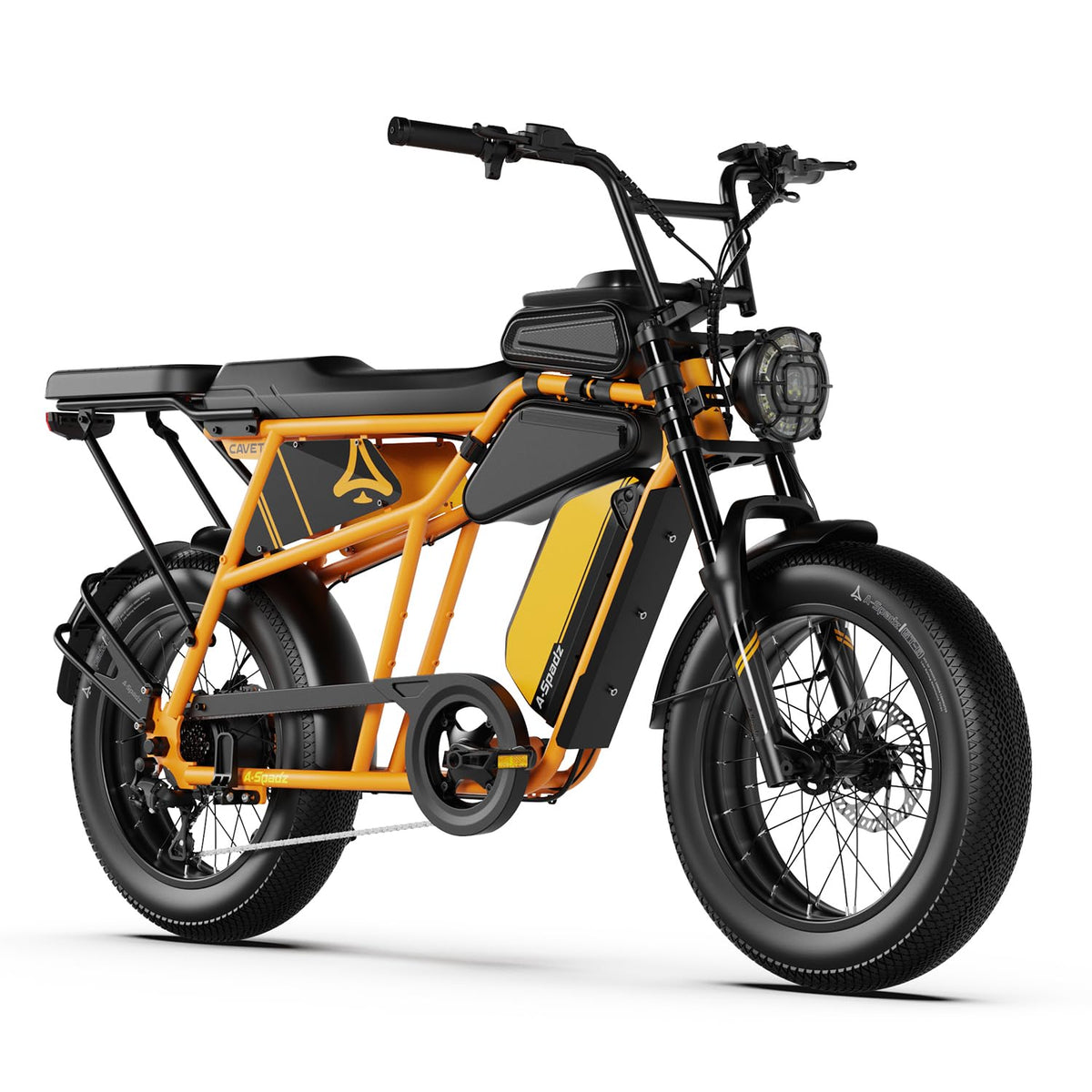 20" Fat Tire Electric Bike for Adults, 48V 15.6Ah Battery, 250W Motor, 7-Speed E-Bike with Dual Suspension