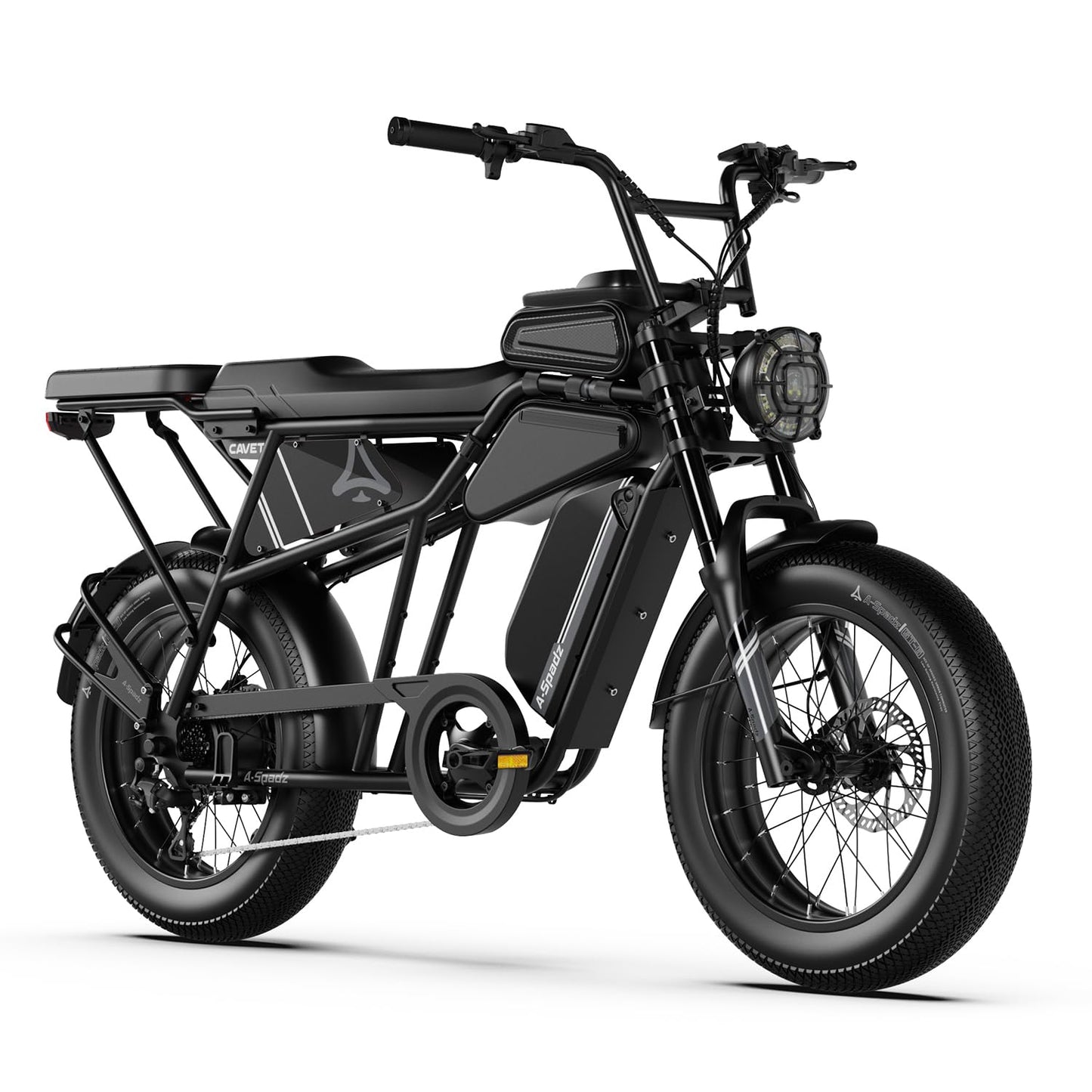 20" Fat Tire Electric Bike for Adults, 48V 15.6Ah Battery, 250W Motor, 7-Speed E-Bike with Dual Suspension
